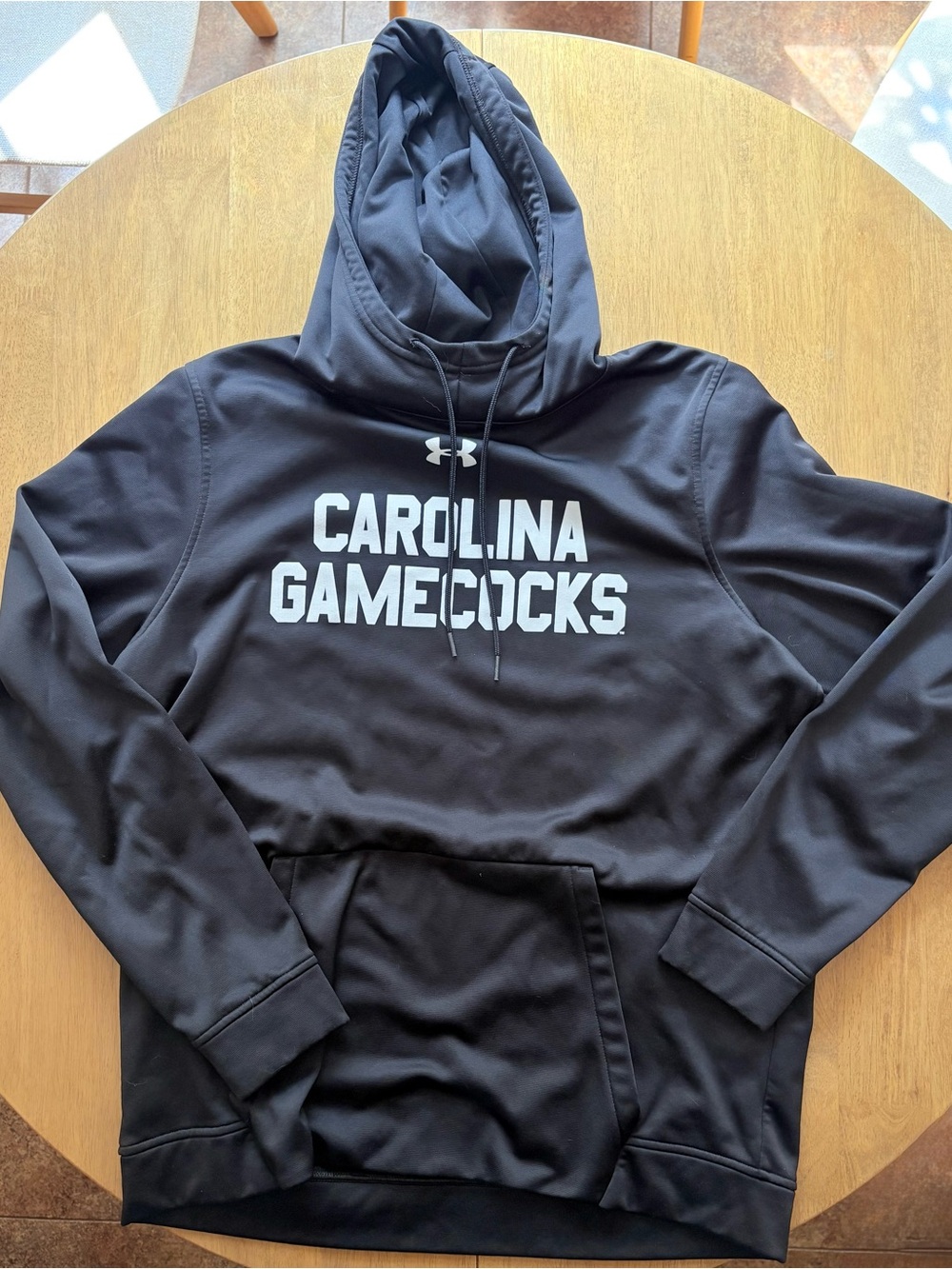 Under Armour South Carolina Gamecocks Hoodie Mens Large Black USC Sweatshirt - Picture 2 of 4